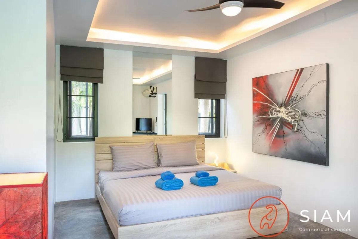 Villa Zendo 4Br - 12M Privatepool - Walk To Beach Mae Nam Dış mekan fotoğraf